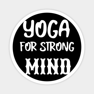 Yoga for strong mind Magnet